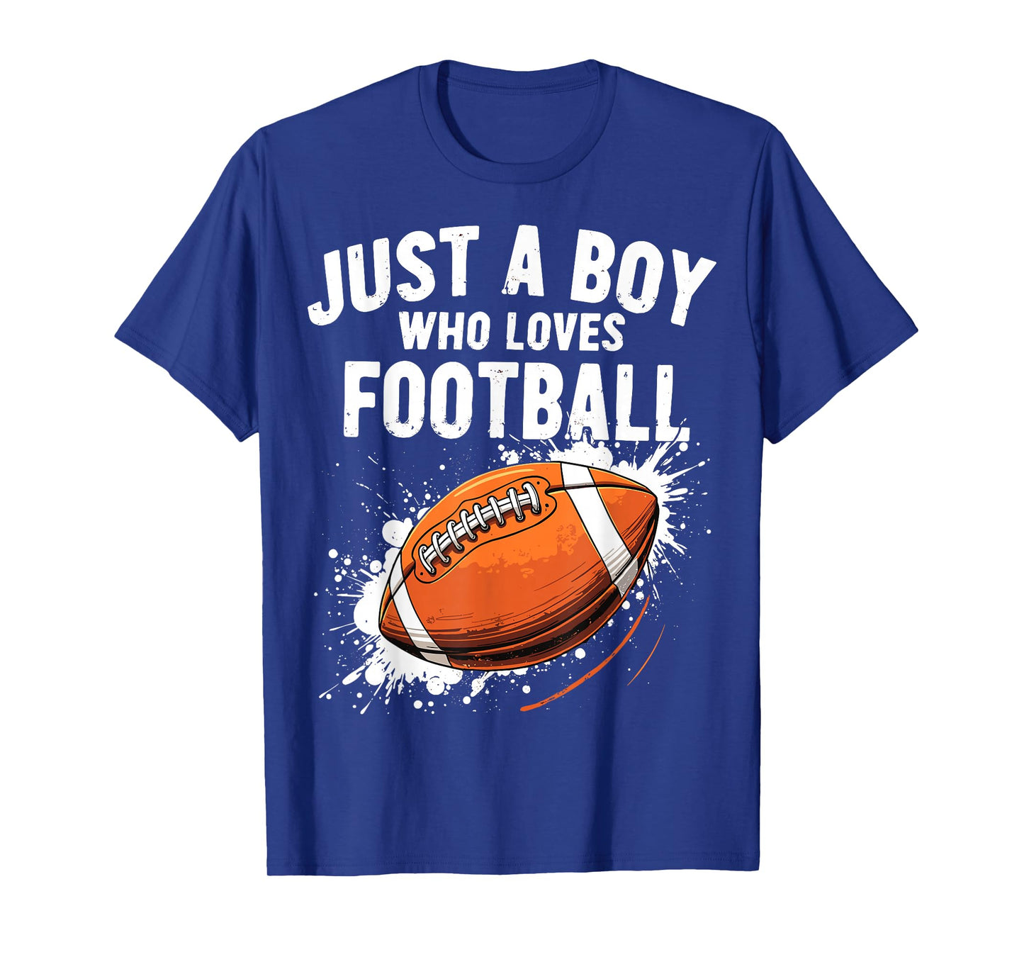 Just A Boy Who Loves Football American Football T-Shirt