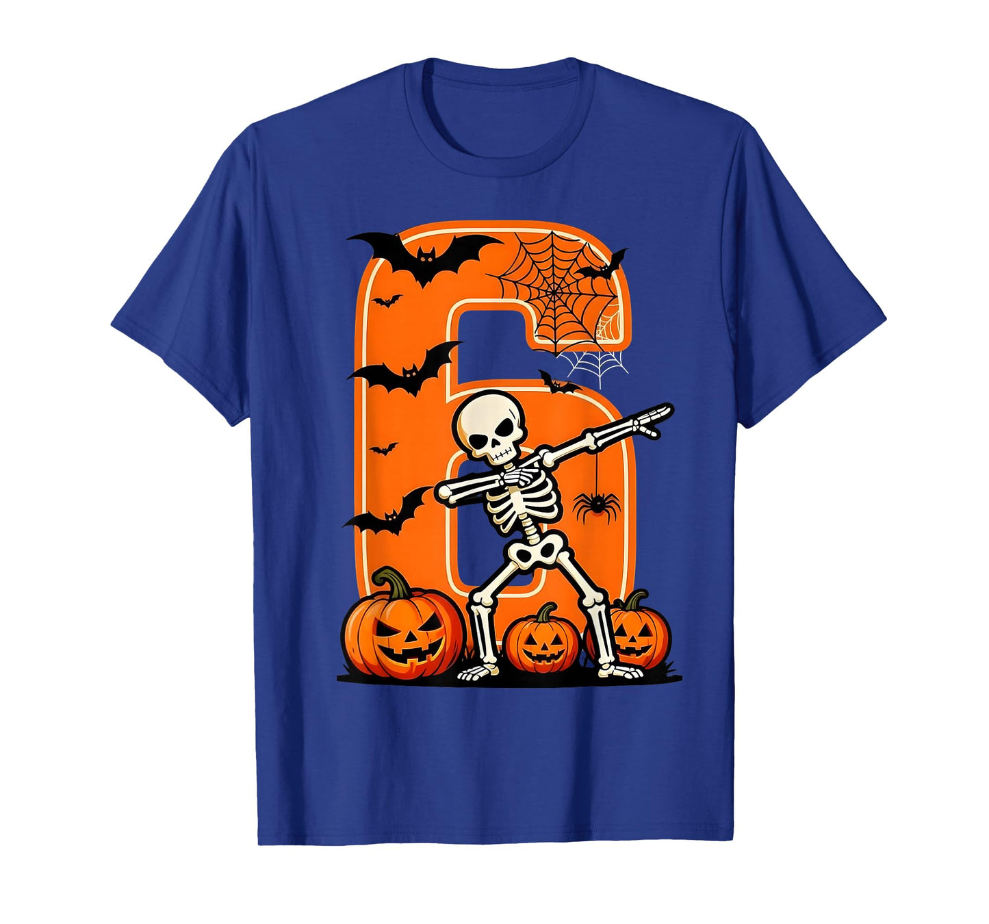 Six Seven Meme Couple Matching Skeleton Pumpkin Halloween T-Shirt