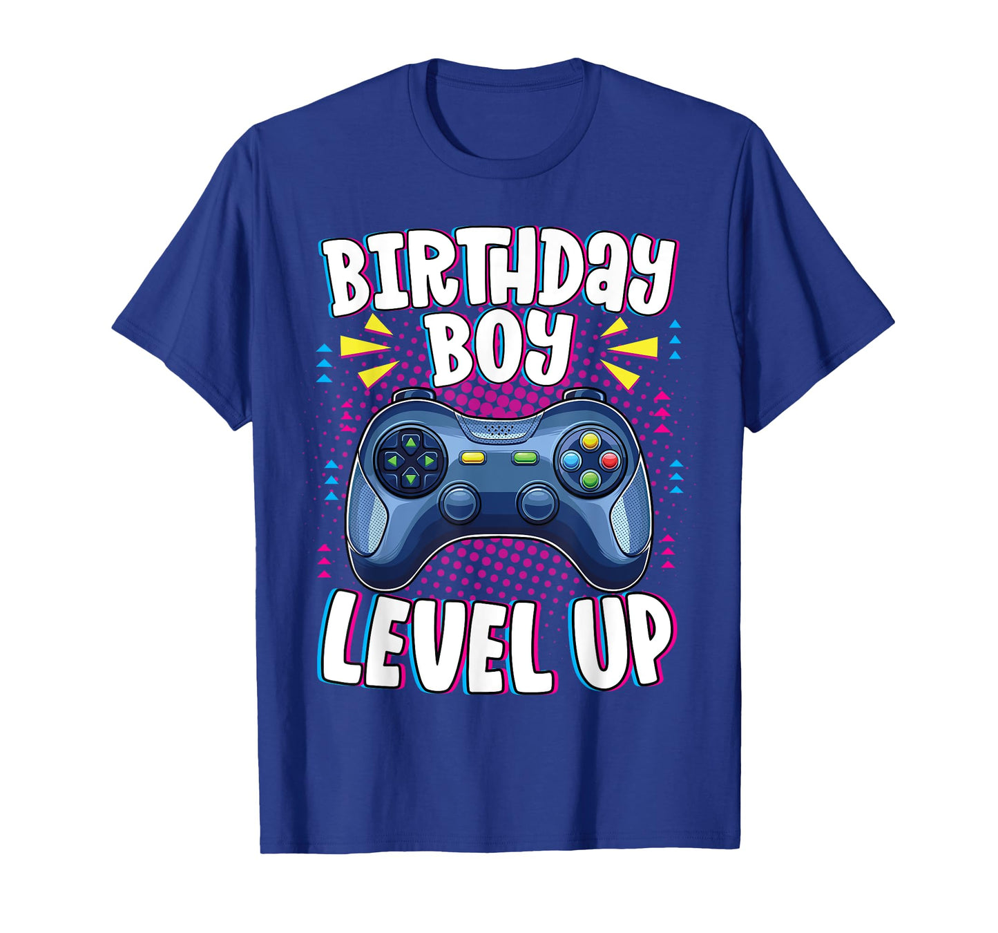 Birthday Boy Shirt Level Up Boys Matching Gamer Birthday T-Shirt