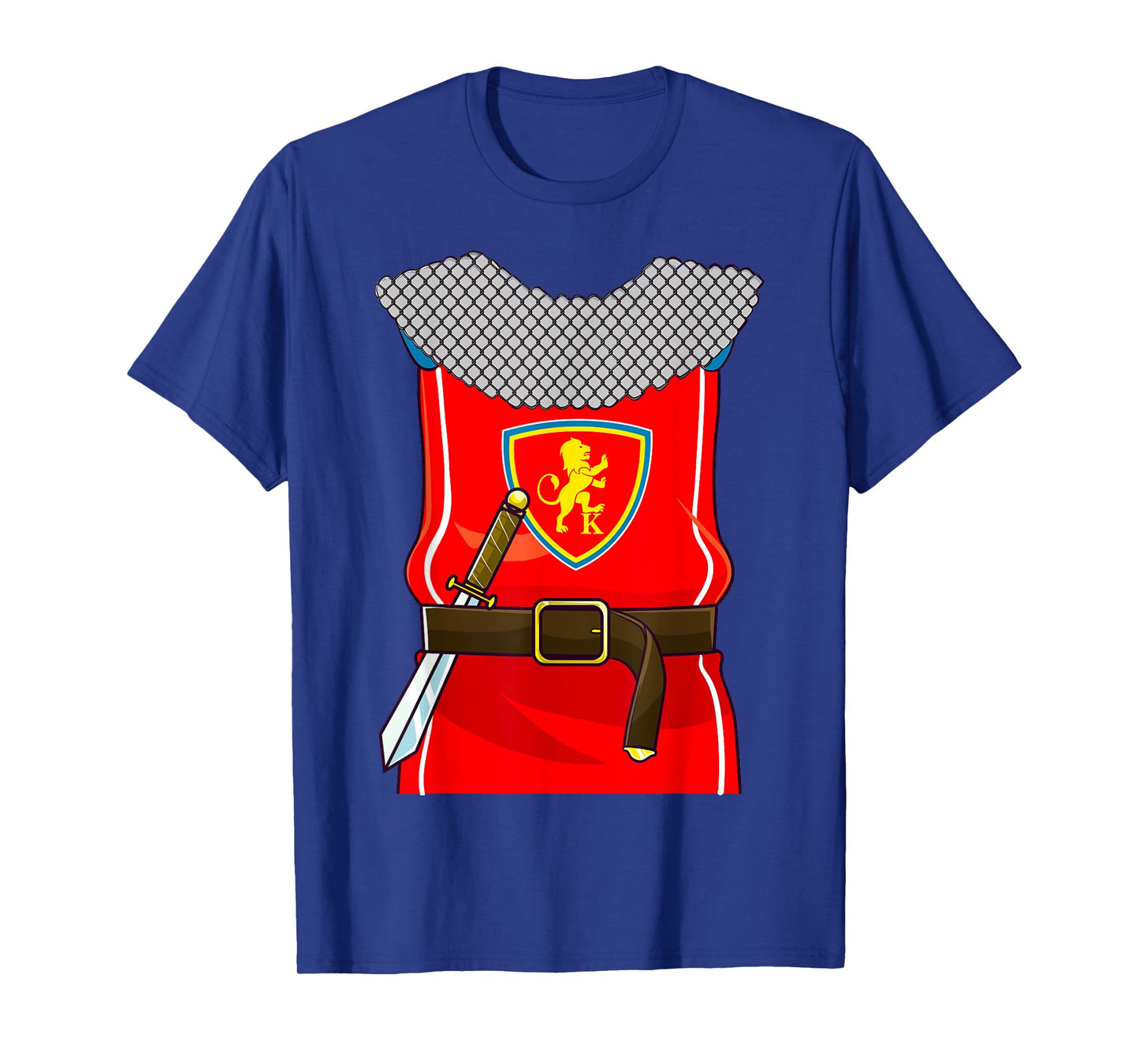 Knight Costume Knights Armor Sword Halloween Kids Boys Men T-Shirt