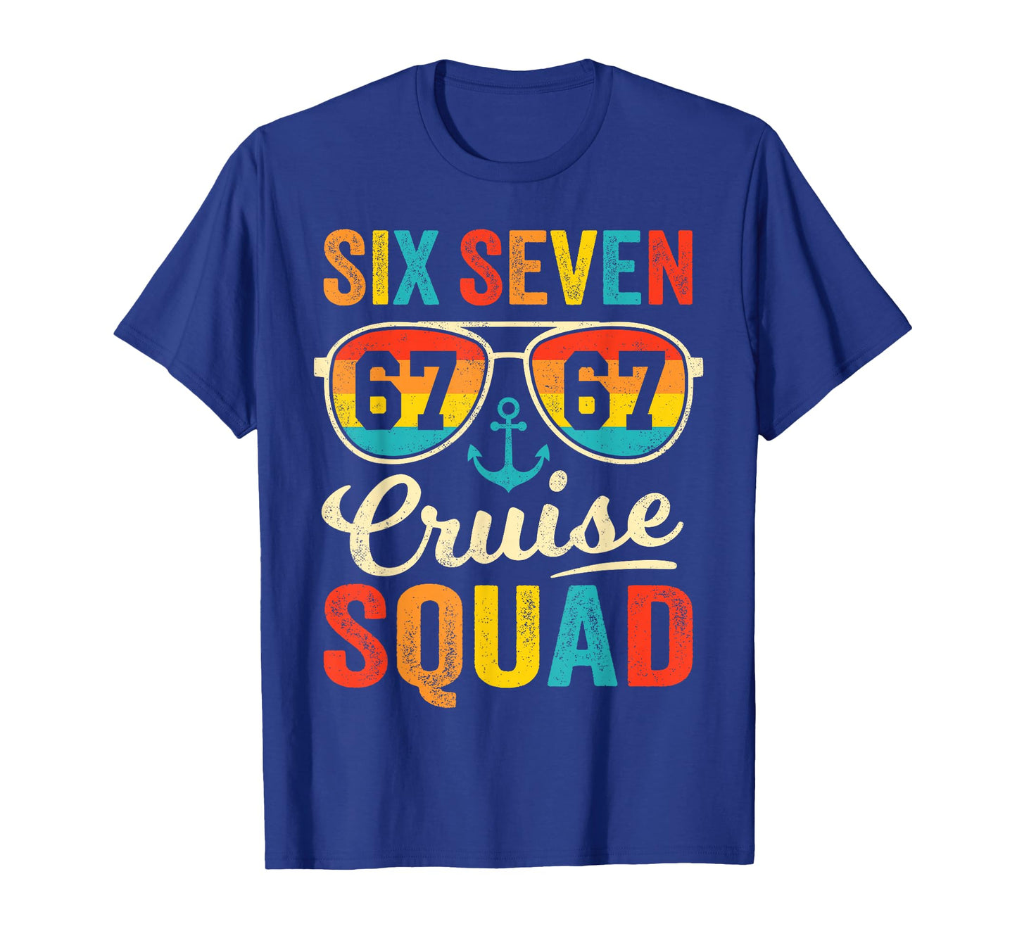 67 Cruise Squad 2025 Funny Kids Cruise Meme Matching Group T-Shirt