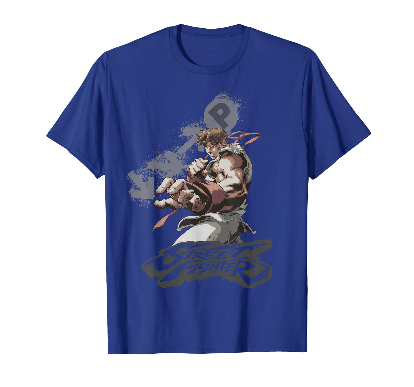 Street Fighter Ryu Portrait Fireball Epic Showdown Gamer T-Shirt