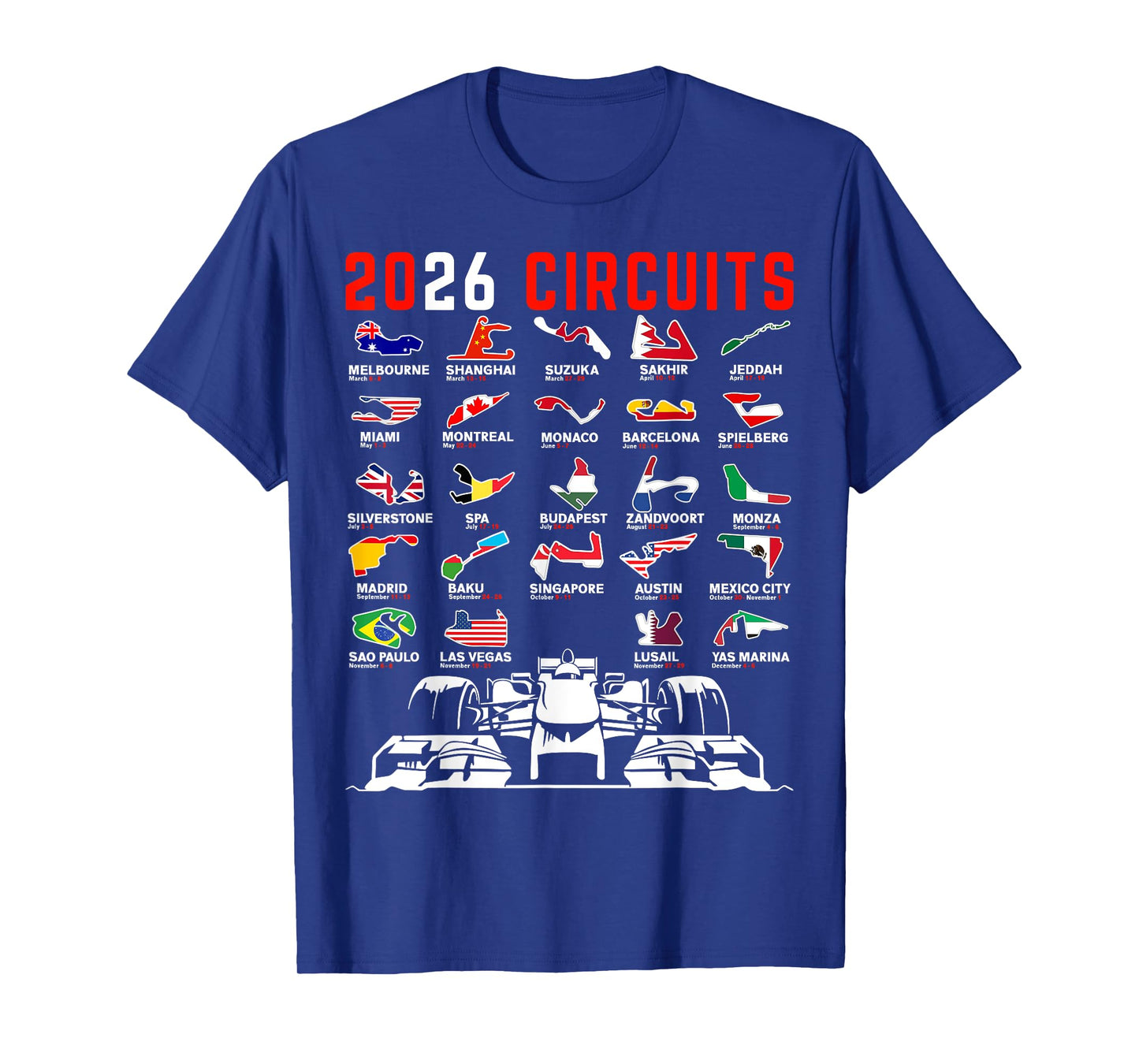 Racing Car Silhouette T-Shirt
