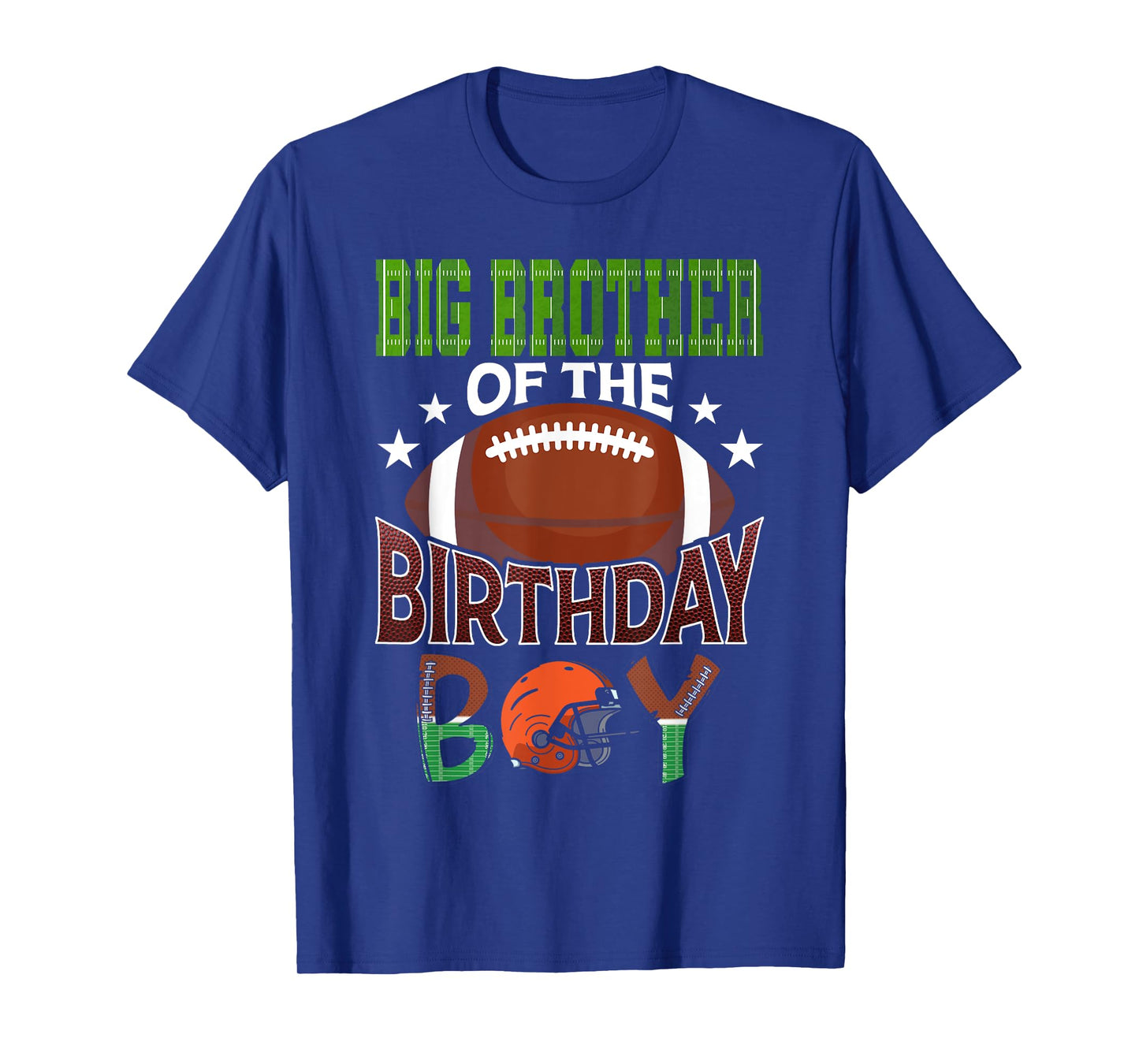Big Brother of The Birthday Boy Football Party Family T-Shirt