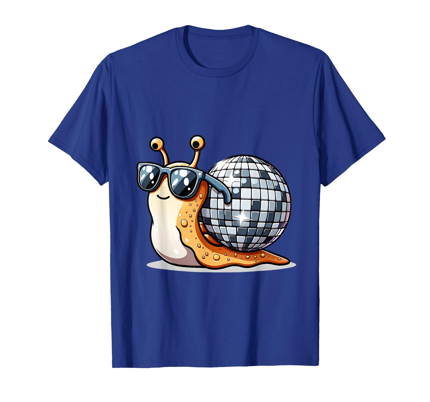 Disco Snail Funny Retro Cool Party T-Shirt