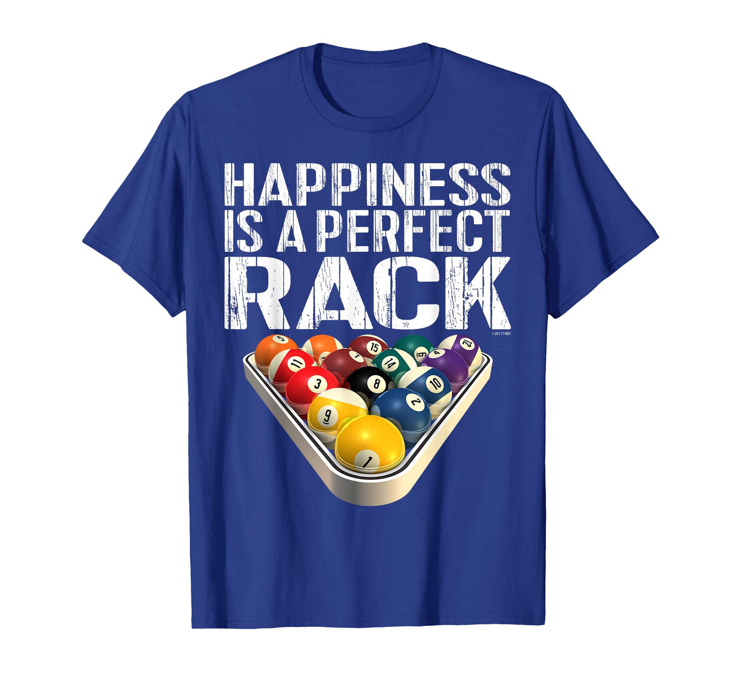 Funny Pool TShirt: Perfect Rack Billiards Tee T-Shirt