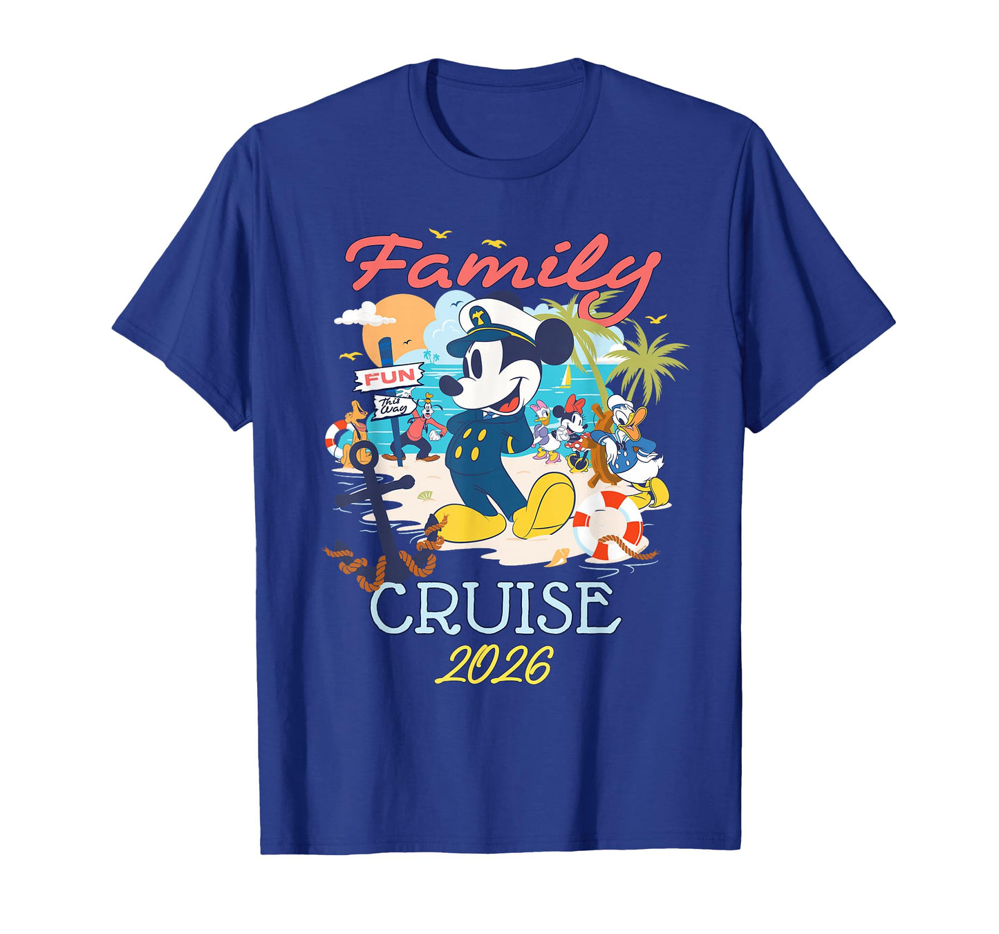 Disney Mickey Mouse & Friends Family Cruise 2026 Vacation T-Shirt