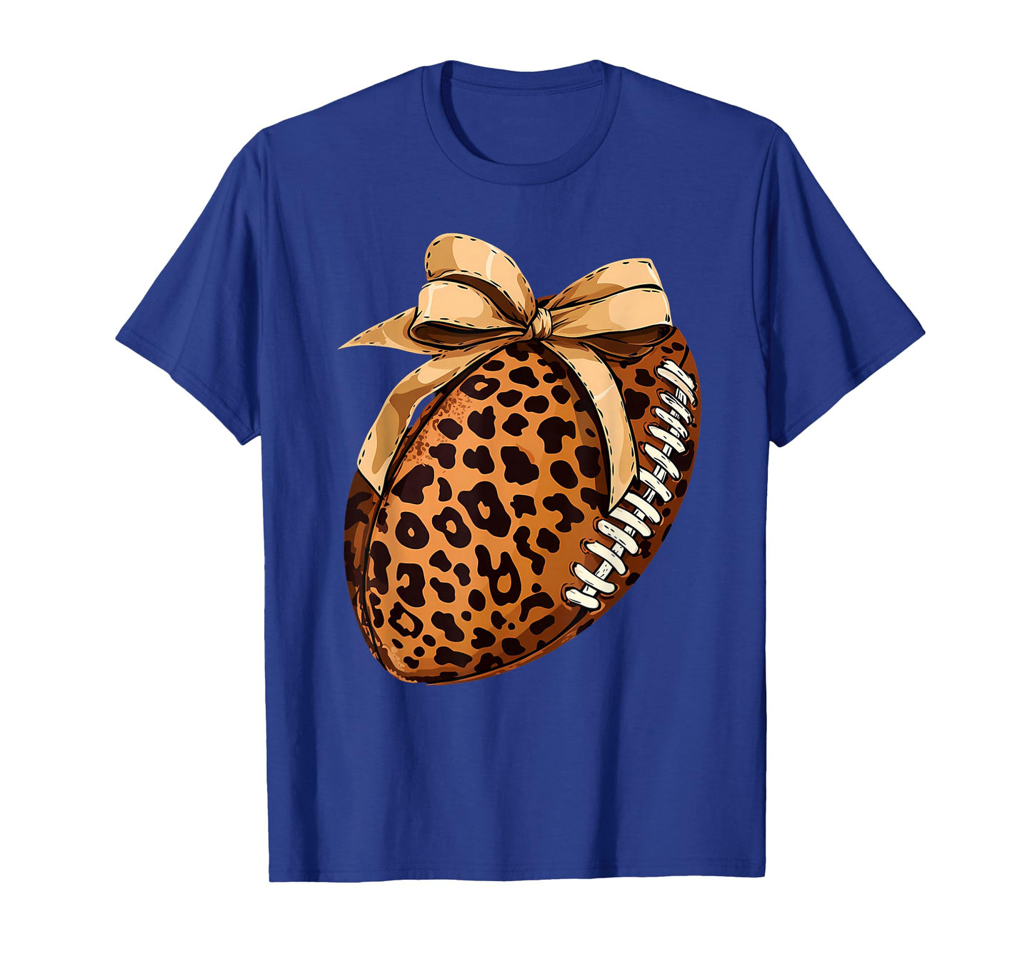 Cute Football Coquette Bow Cute Football Player T-Shirt