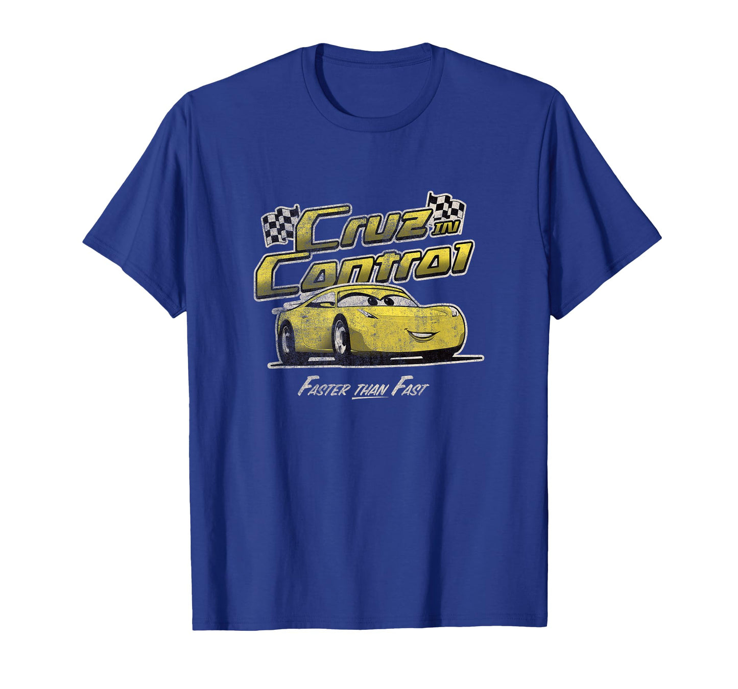 Disney Pixar Cars 3 Cruz In Control Faster Than Fast Vintage T-Shirt