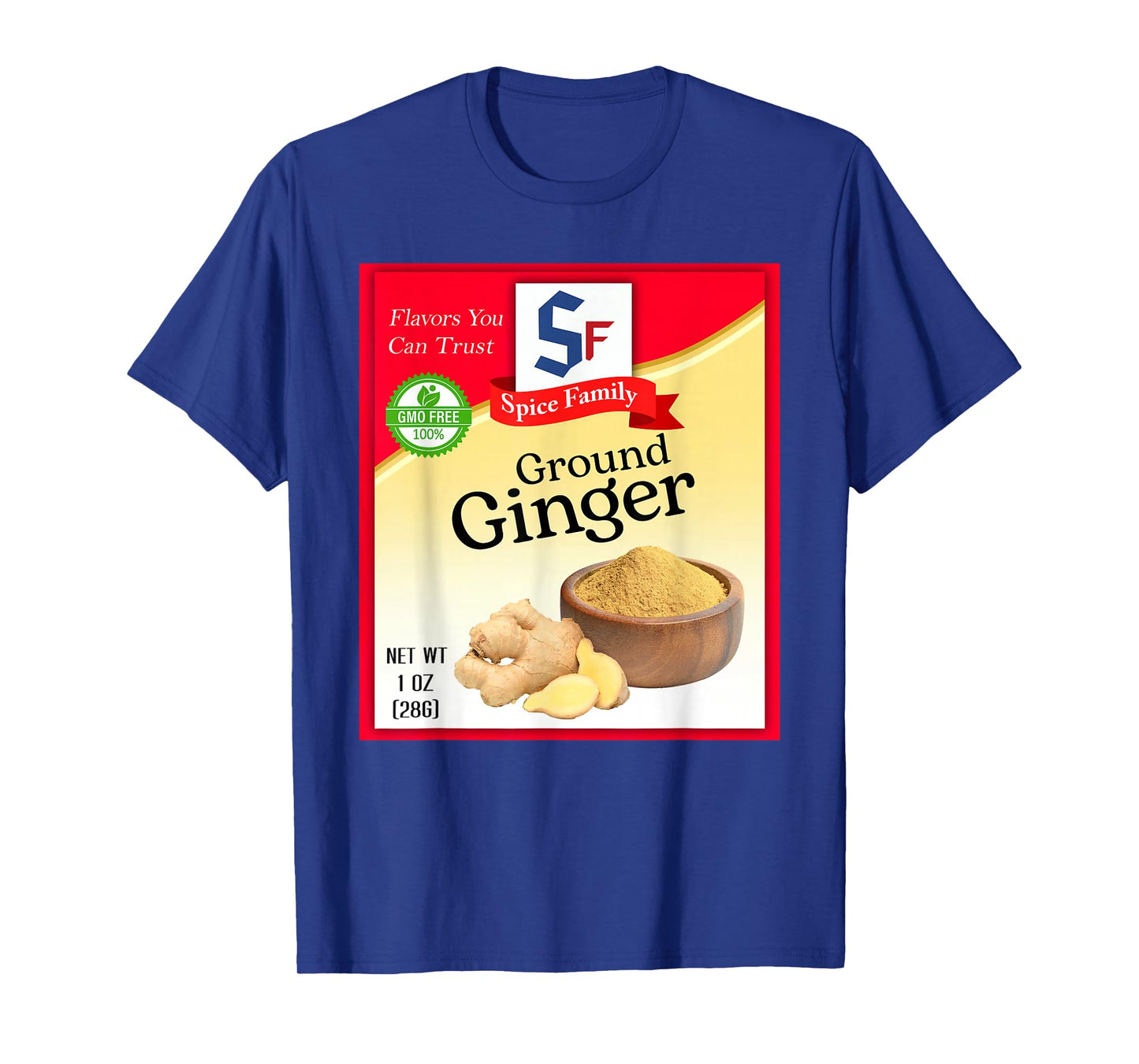 Ground Ginger Spice Group Costume Family Matching Outfit T-Shirt