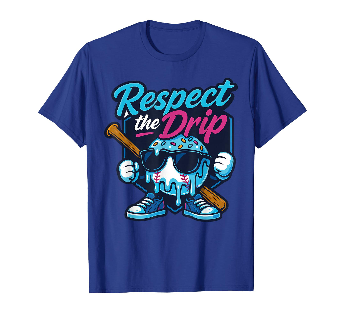Baseball Lifestyle 101 Apparel Youth Baseball Drip Icecream T-Shirt