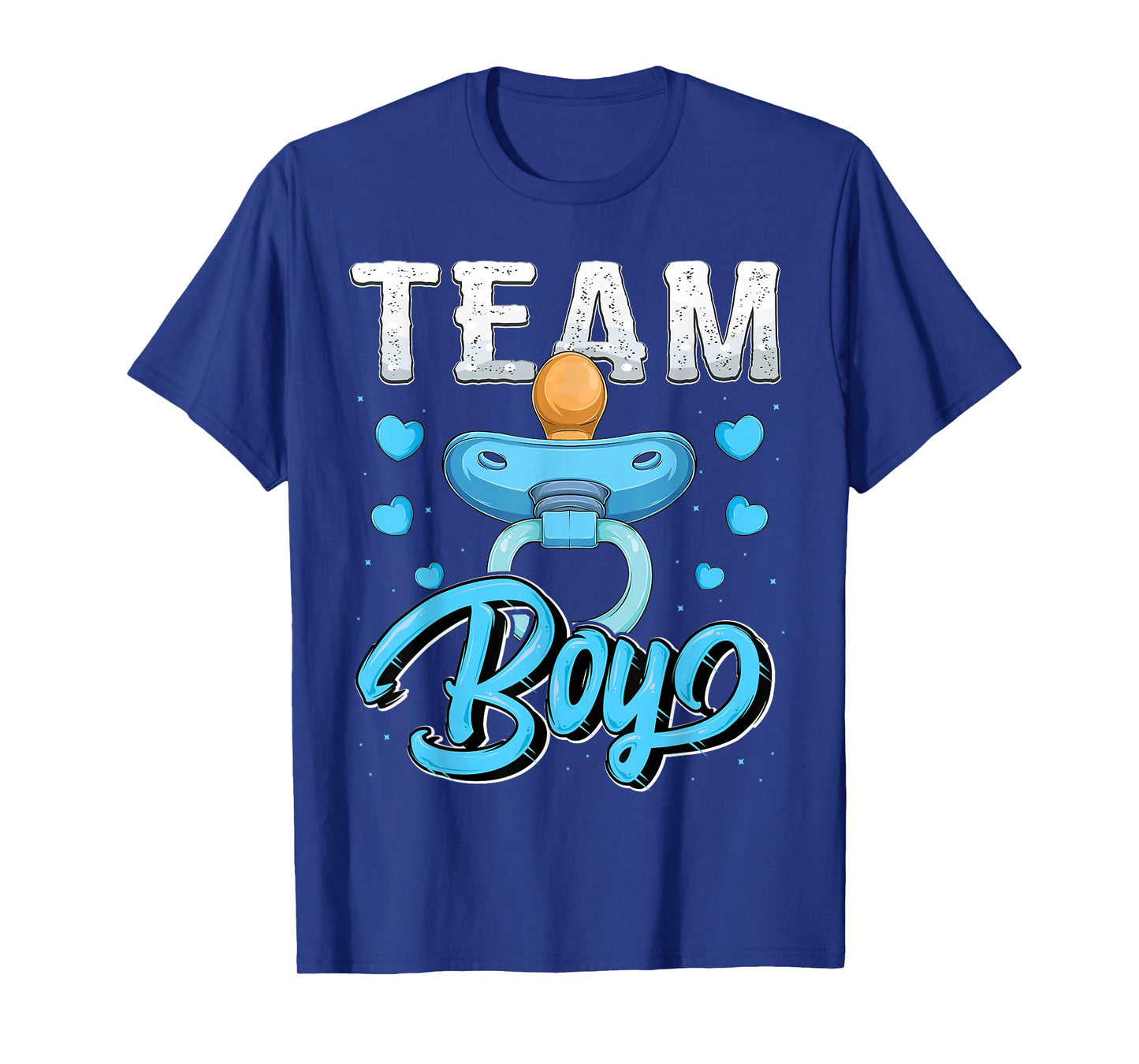 Gender reveal party Team Boy baby shower matching family set T-Shirt
