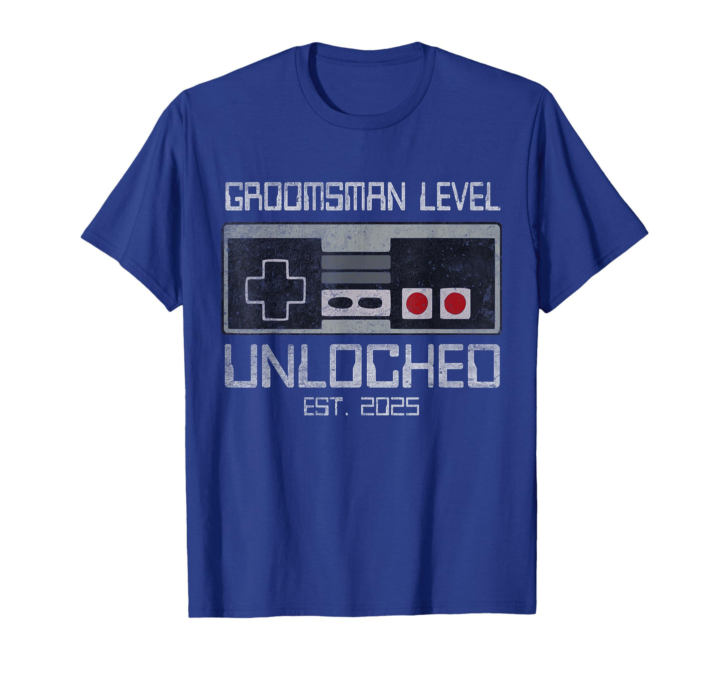 Groomsmen Matching Bachelor Party 2025 Gamer Husband Wedding T-Shirt