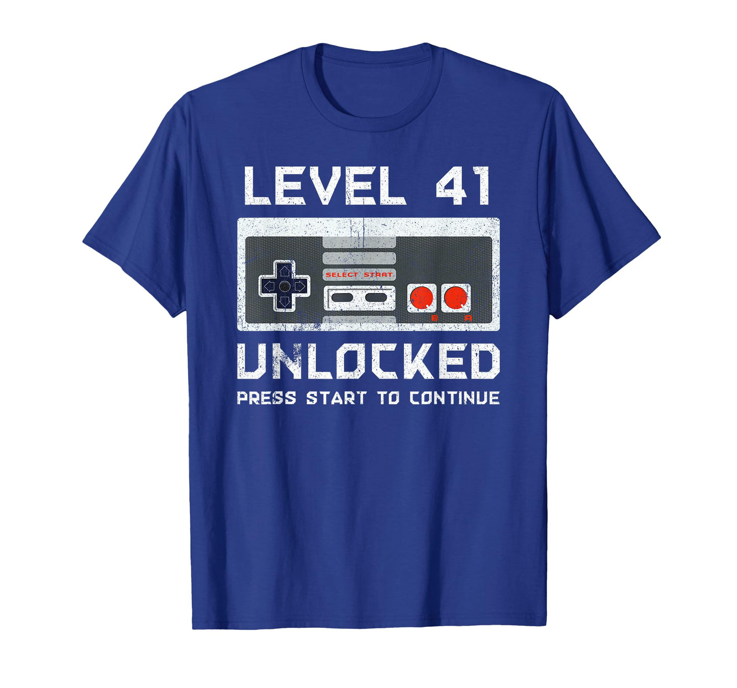 41 Year Old Forty-One Birthday Gift Level 41 Unlocked Gamer T-Shirt