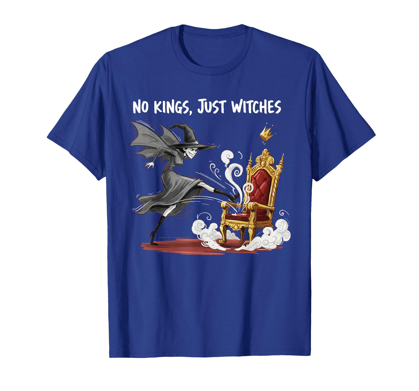 No Kings Just Witches Funny Witchcore Halloween Art T-Shirt