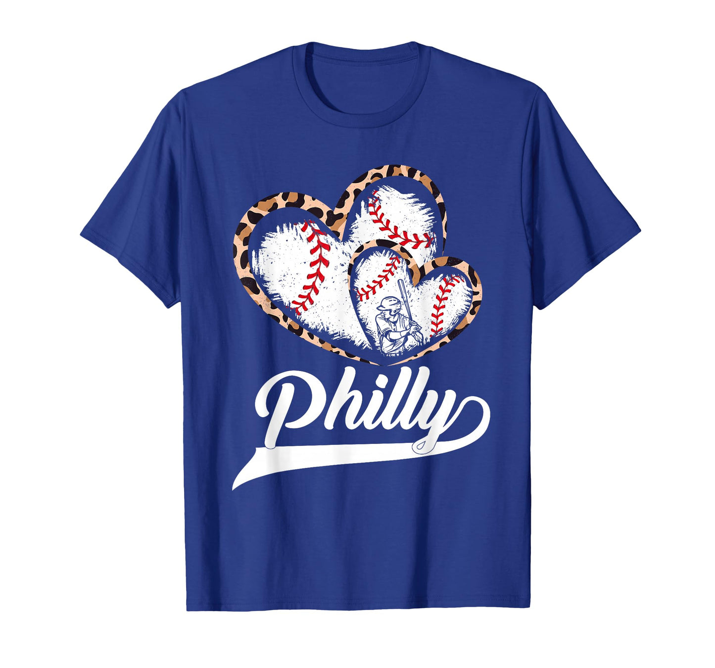 Philadelphies Souvenir Leopard Heart I Love Philadelphies T-Shirt
