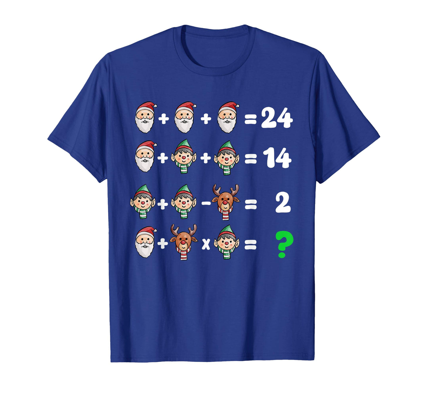 Order of Operations Quiz Christmas Math Teacher Xmas Math T-Shirt