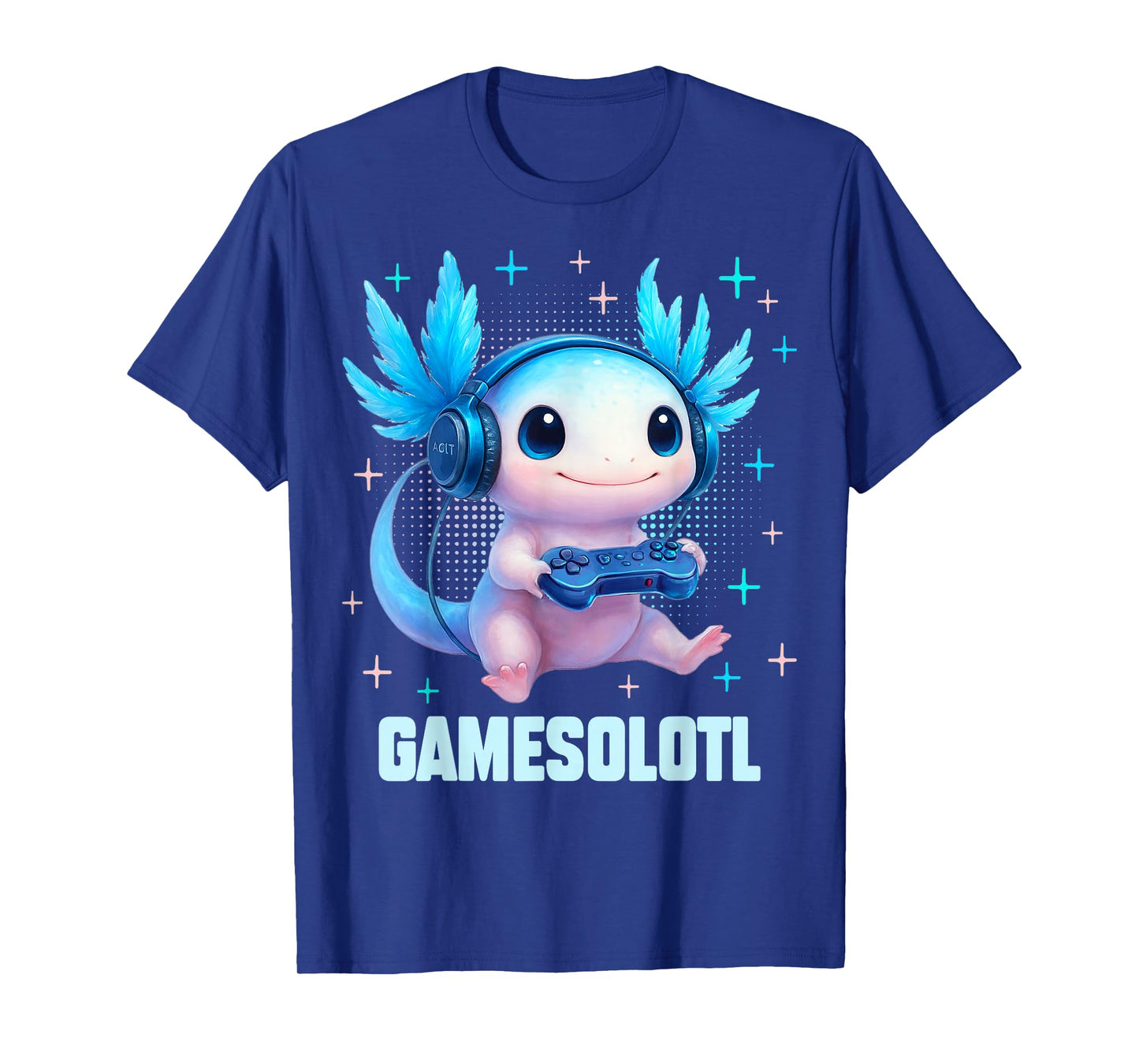 Gamesolotl Axolotl Video Gamer Kawaii Anime Gifts Boys Teens T-Shirt