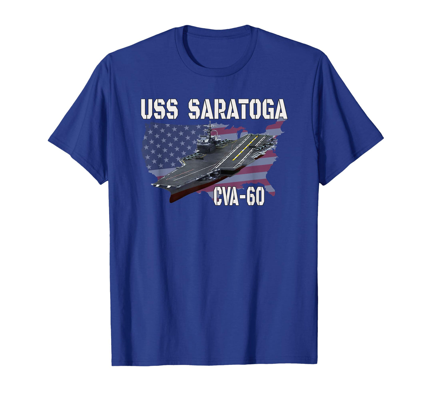 USS Saratoga CVA-60 Aircraft Carrier Veterans Day T-Shirt