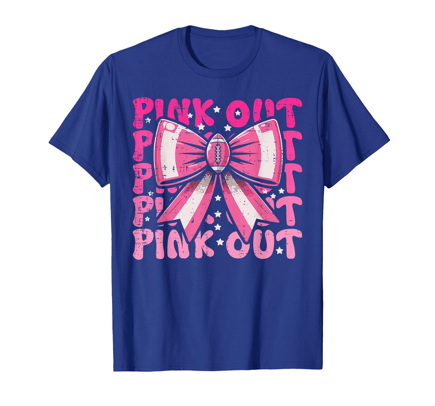 Breast Cancer Ribbon Pink Out Awareness Women Girls Kids T-Shirt