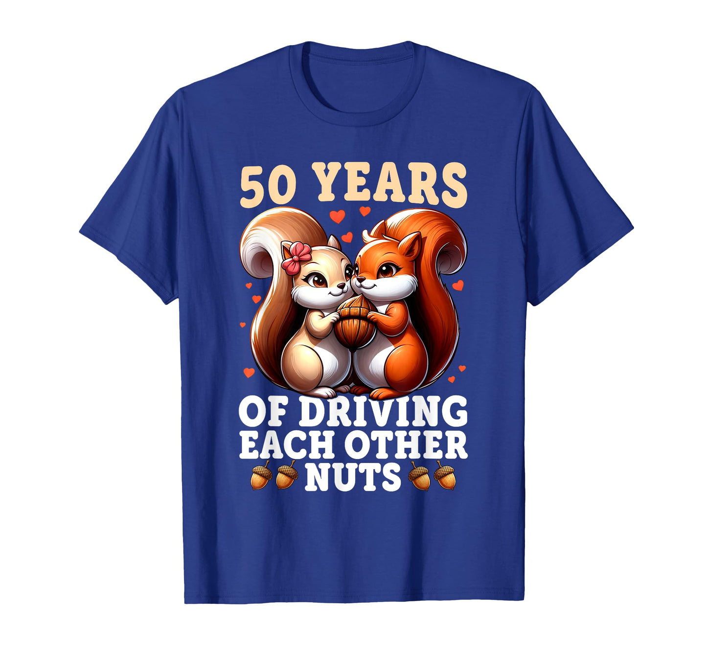 50th Wedding Anniversary - 50 Years of Marriage Funny Couple T-Shirt
