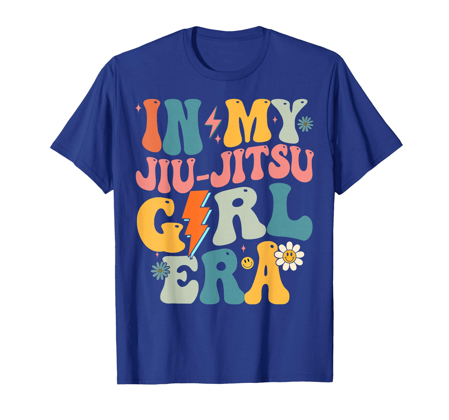 In My Jiu Jitsu Girl Era Groovy Jiu Jitsu Girls Retro T-Shirt