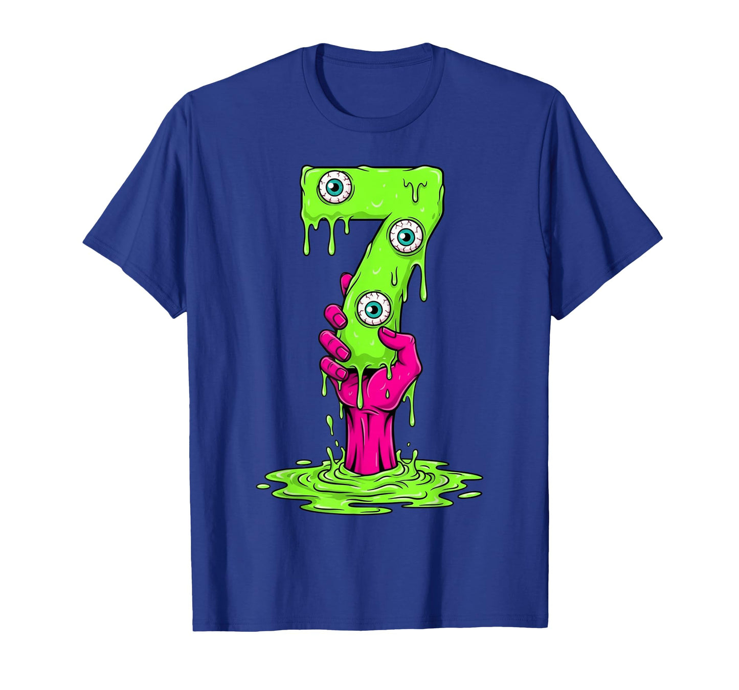 67 Halloween Costume Funny Number 7 Seven Meme for Gen Alpha T-Shirt
