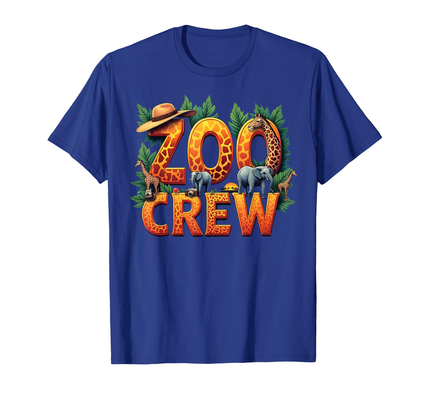 Safari Wildlife Jungle Animal Zoo Crew Zoo Keeper Kids T-Shirt