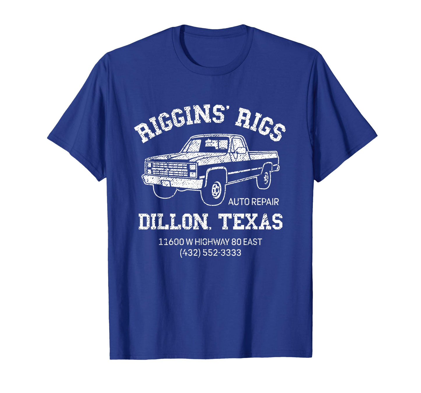 Dillon Texas Football Fan Auto Repair Riggins Rigs T-Shirt