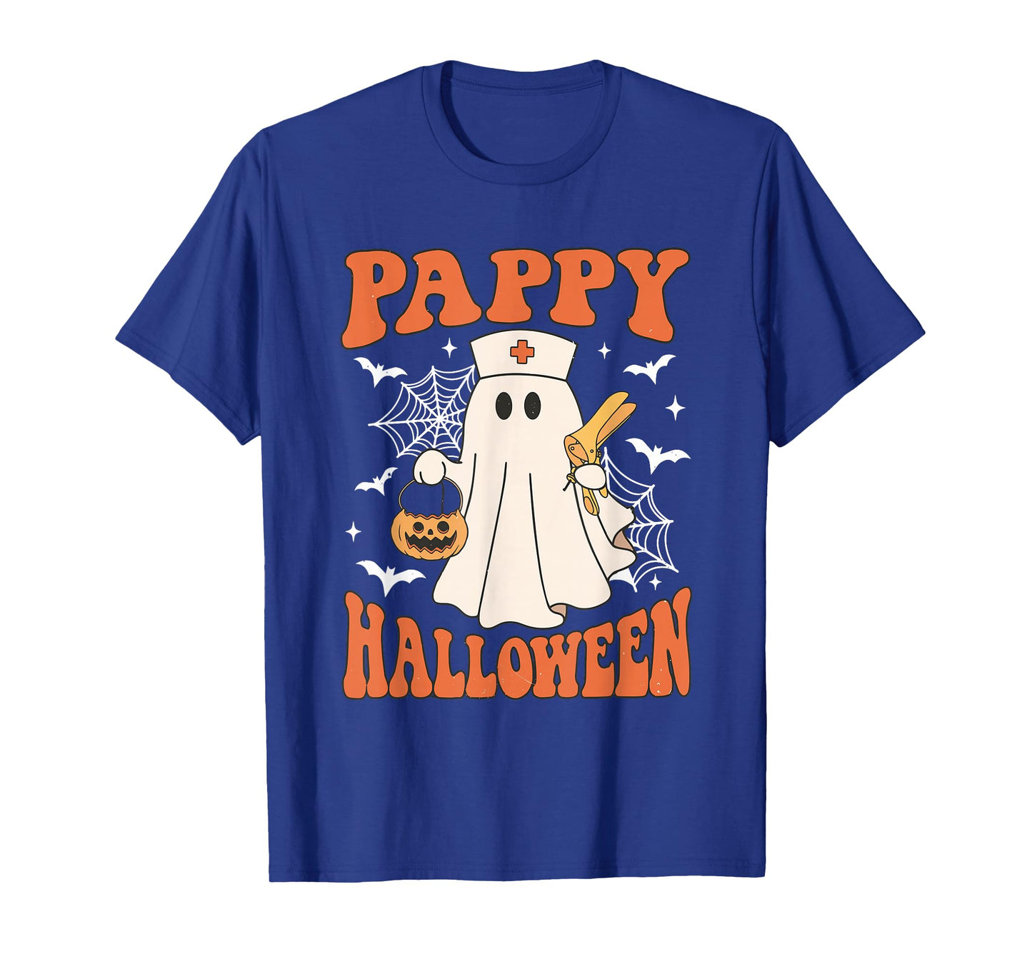Pappy Halloween Ghost Nurse Speculum OB Nurse Gynecologist T-Shirt