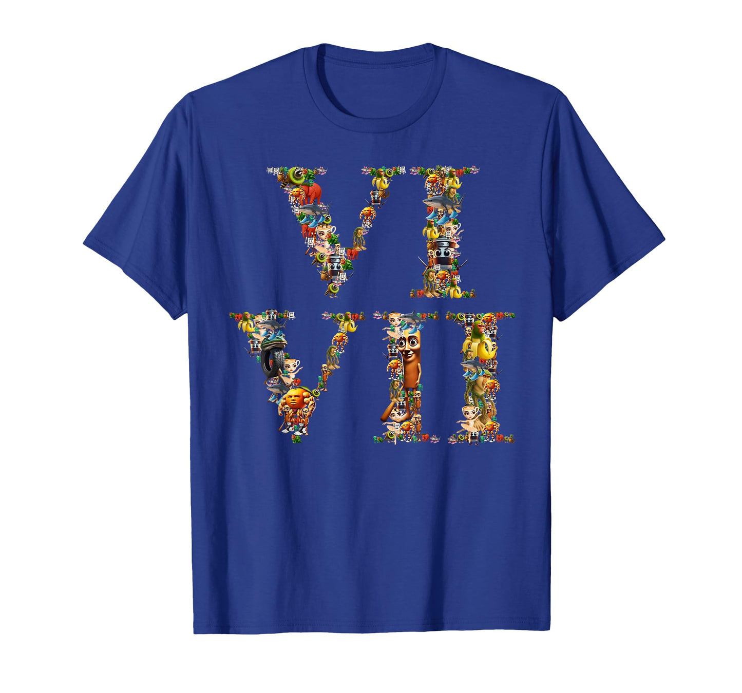 67 Six Seven Italian Brainrot Roman Numeral Meme T-Shirt