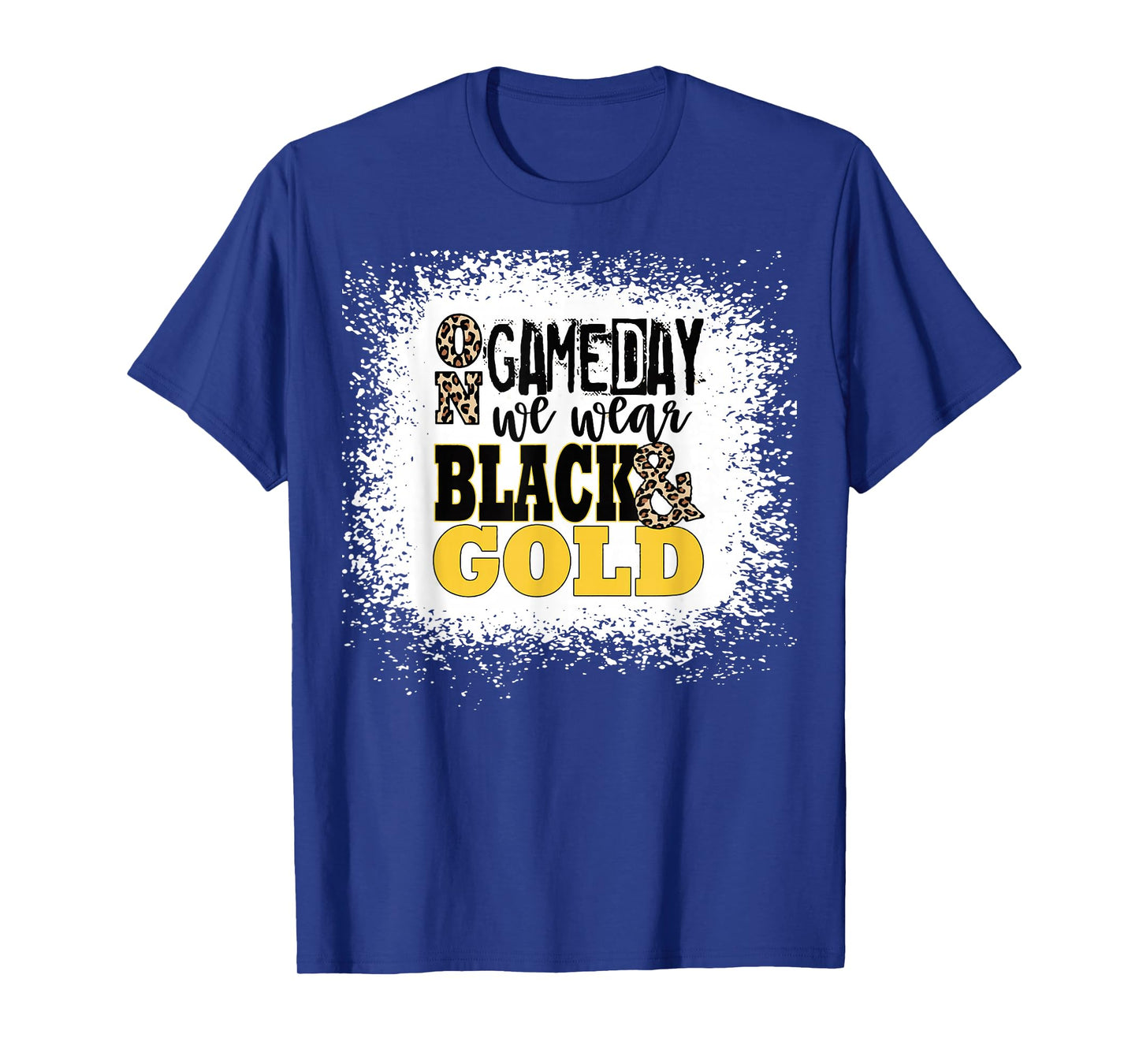 On Gameday Football We Wear Gold And Black T-Shirt