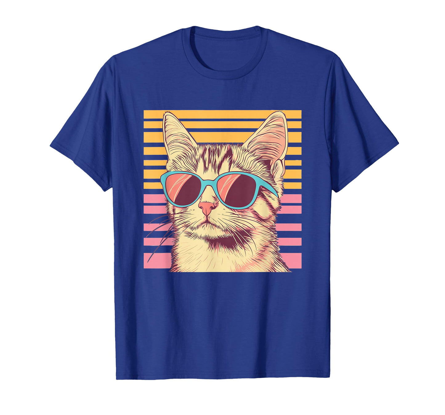 Retro Cat With Sunglasses I Kids Cat T-Shirt