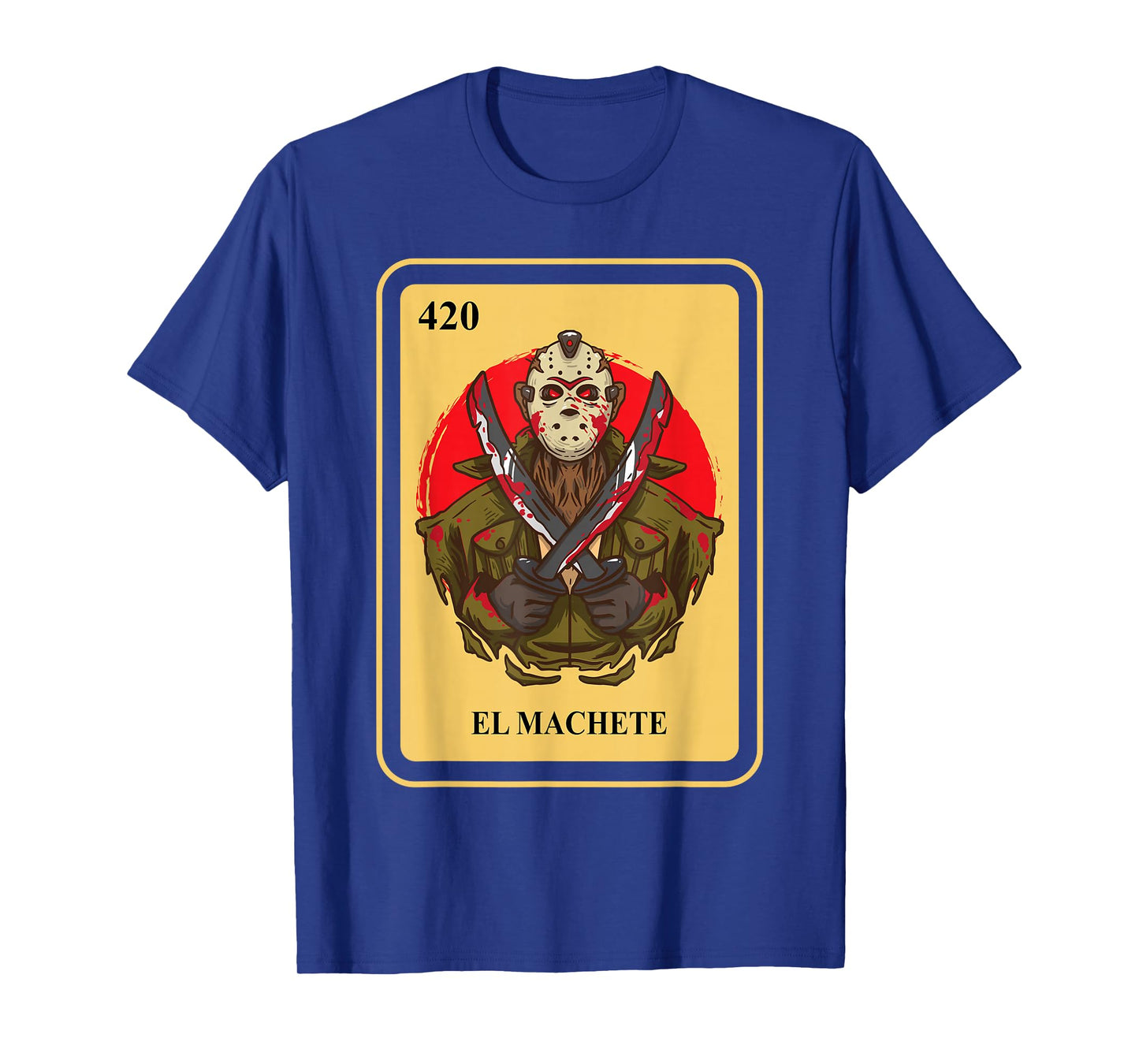 Mexican El Machete traditional Bingo Card game T-Shirt