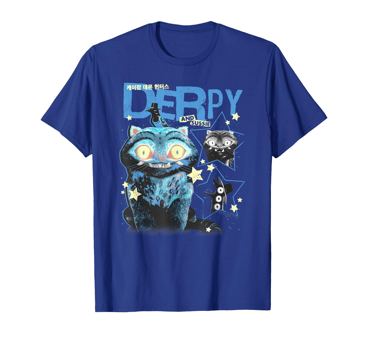 Kpop Demon Hunters Halloween Derpy and Sussie Y2K Poster T-Shirt