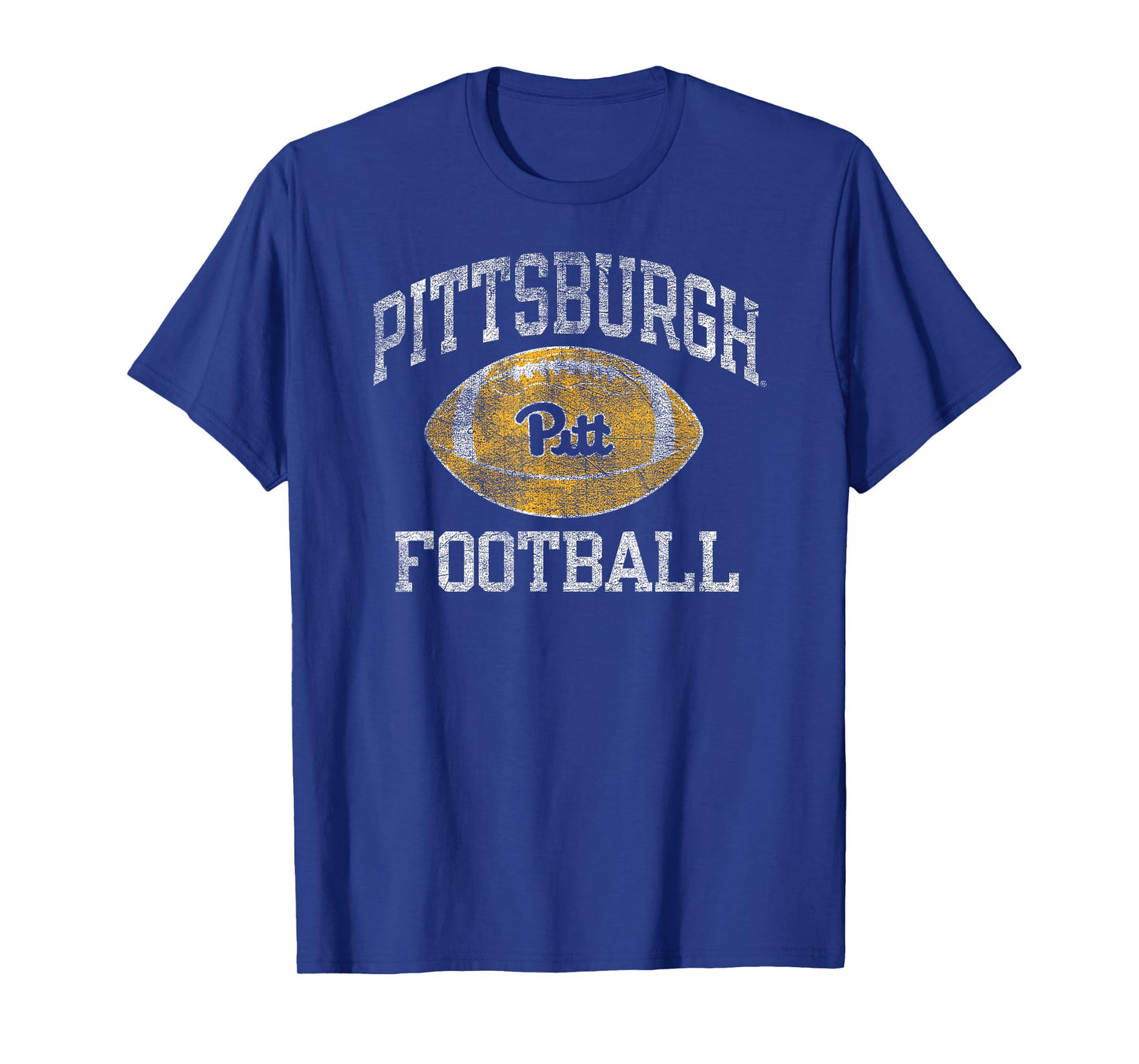 Pittsburgh Panthers Football Intensity Vintage Royal T-Shirt