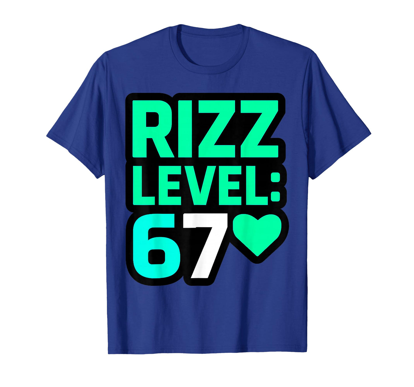 Rizz Level 67 Meme Shirt Youth Trend Six Seven 6 7 Meme 6 7 T-Shirt