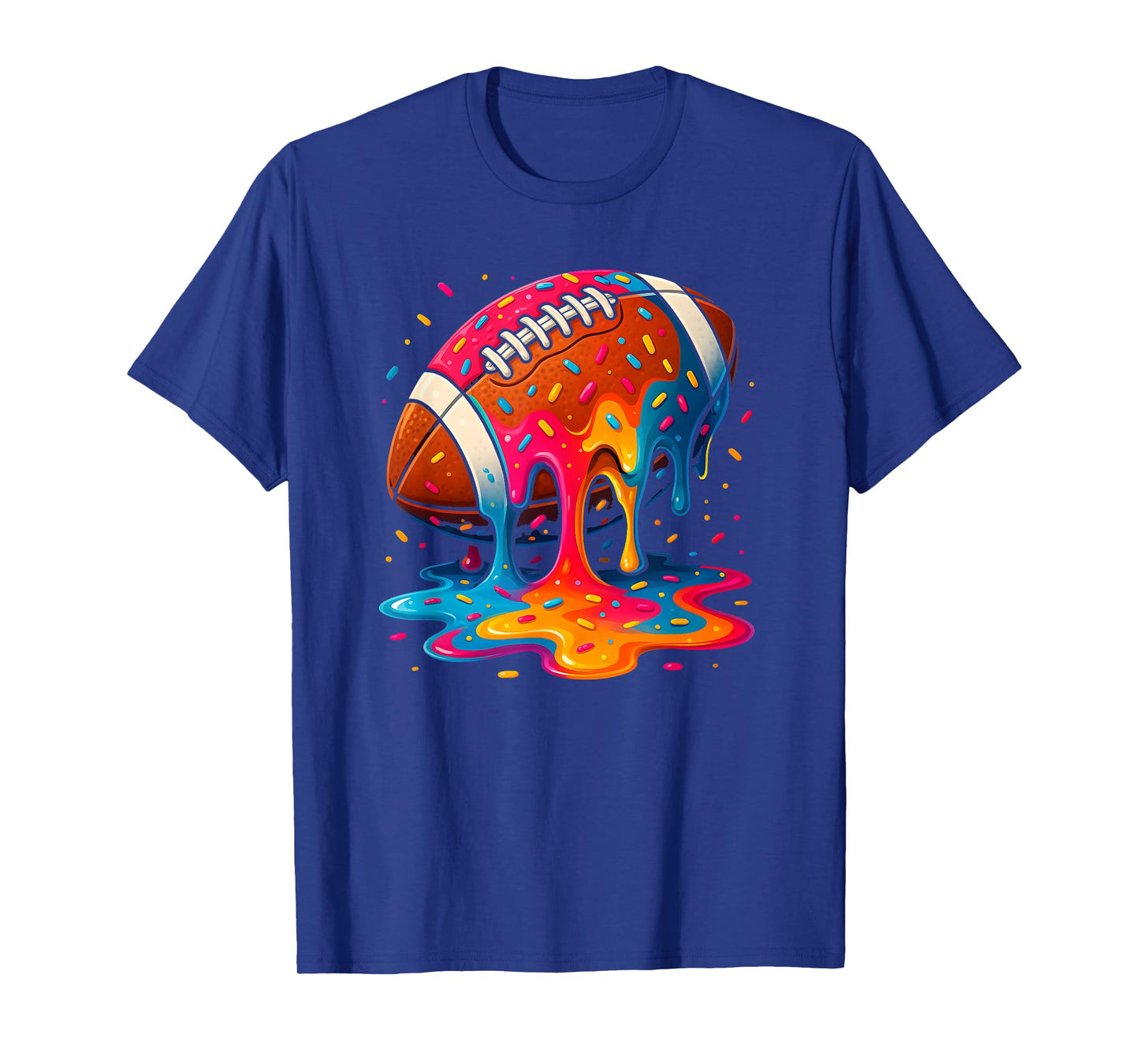 Football Drip Boys Football Youth Ice Cream Respect Drip T-Shirt