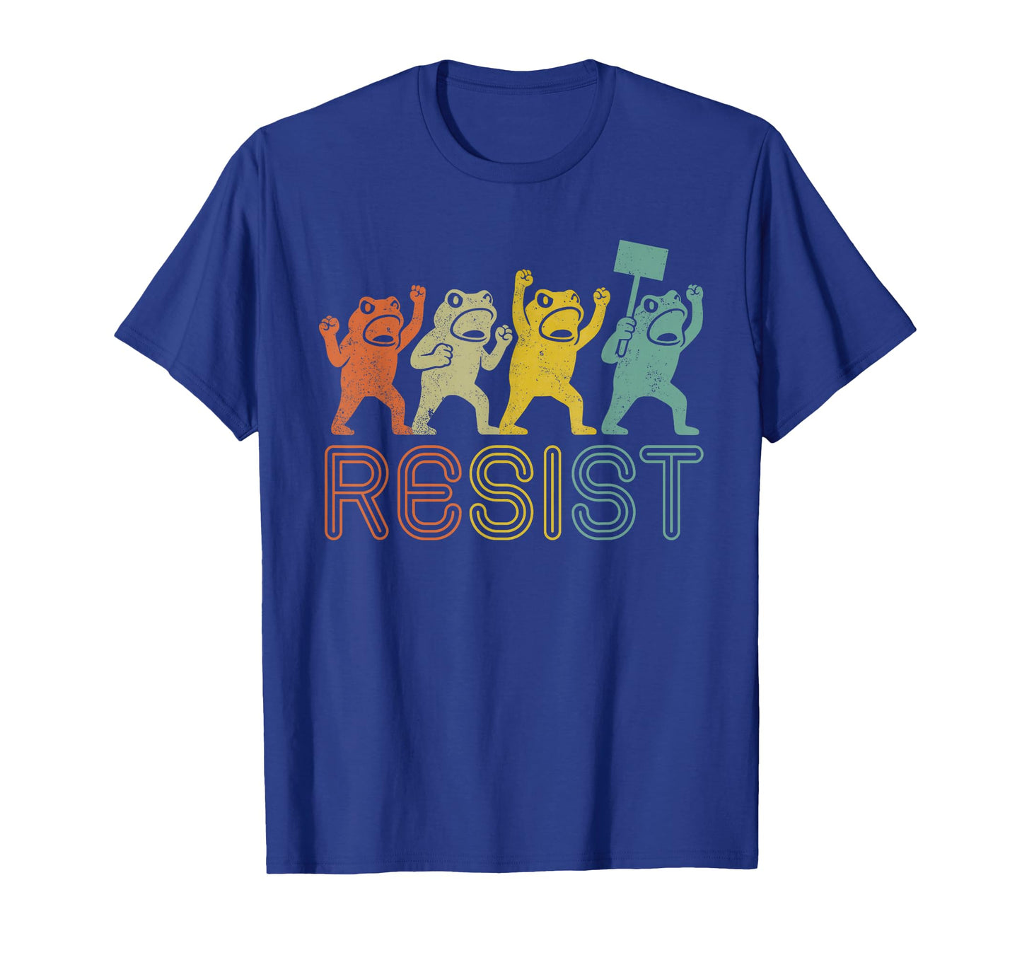 Portland Frog Protest Shirt Men Women Retro Vintage T-Shirt