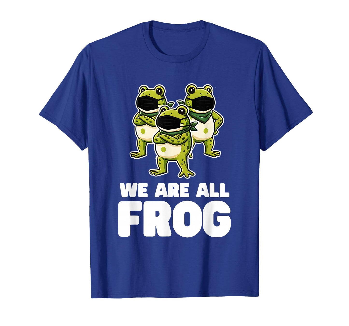 We are All Frog Frogs Together Strong Retro Portland T-Shirt
