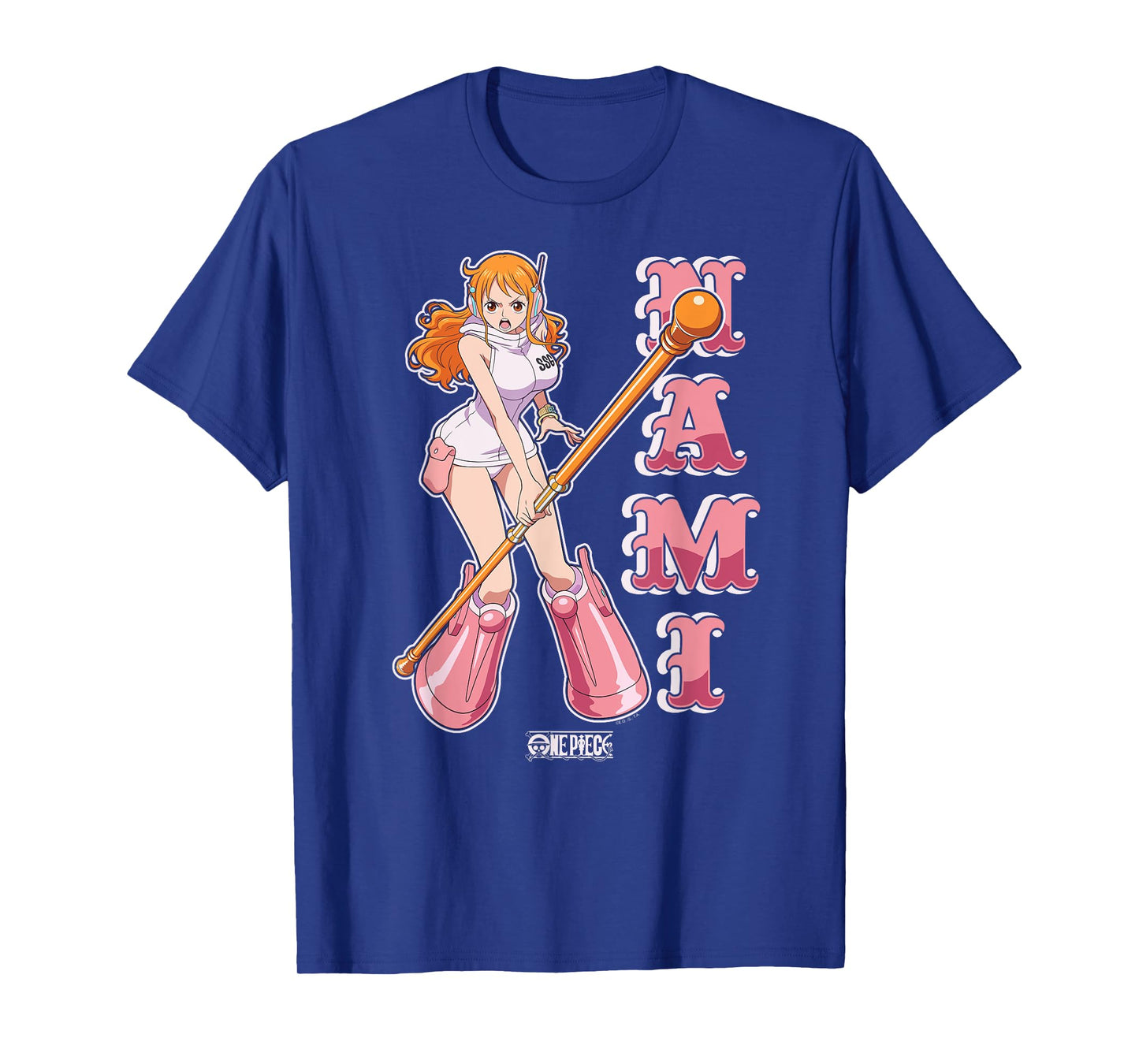 One Piece Anime Nami Egghead Island Costume T-Shirt