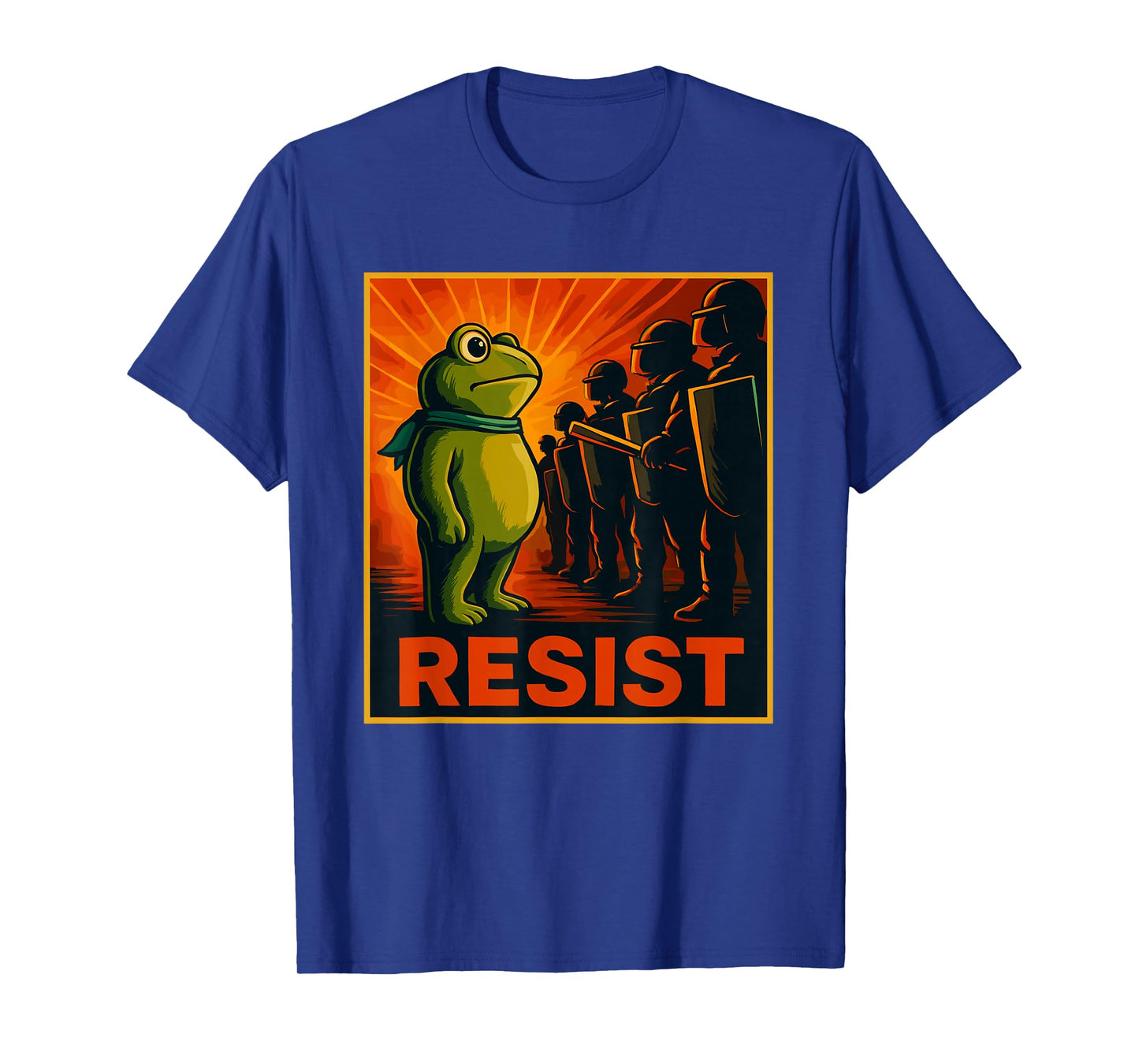 Funny Portland Frog Protest Amphibian Activist Design T-Shirt