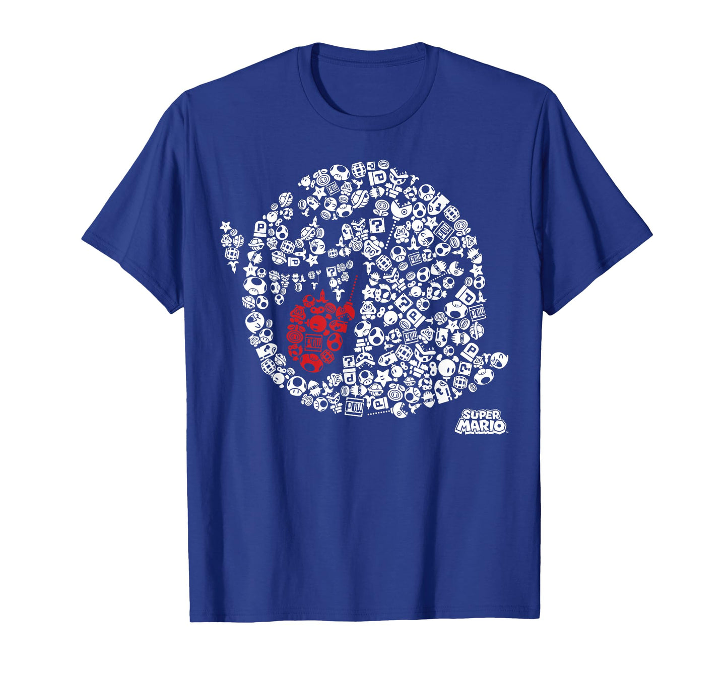 Nintendo Super Mario Iconic Boo Portrait Graphic T-Shirt T-Shirt