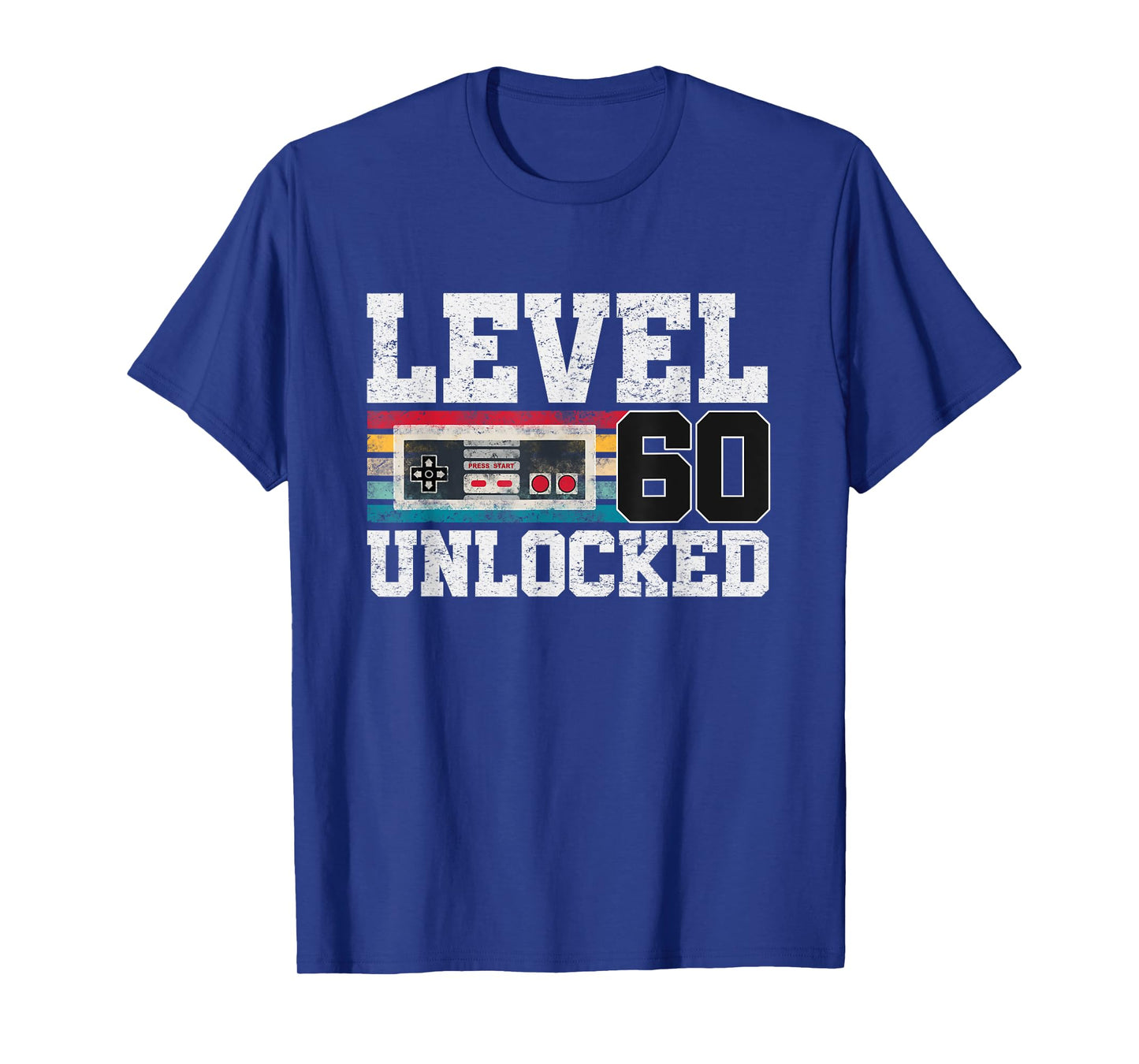 Level 60 Unlocked 60 Year Old Gift Video Gamer 60th Birthday T-Shirt