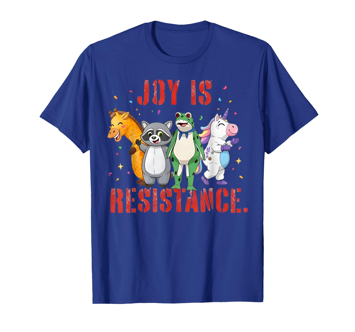 Joy is Resistance - Portland Frog Protest T-Shirt