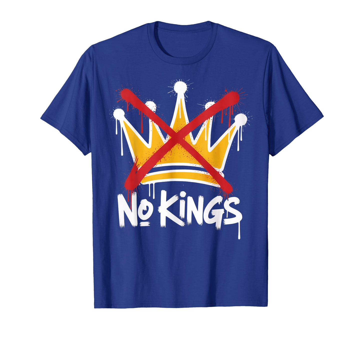 No Kings Frog Portland Frog Protest Vintage for Men Women T-Shirt