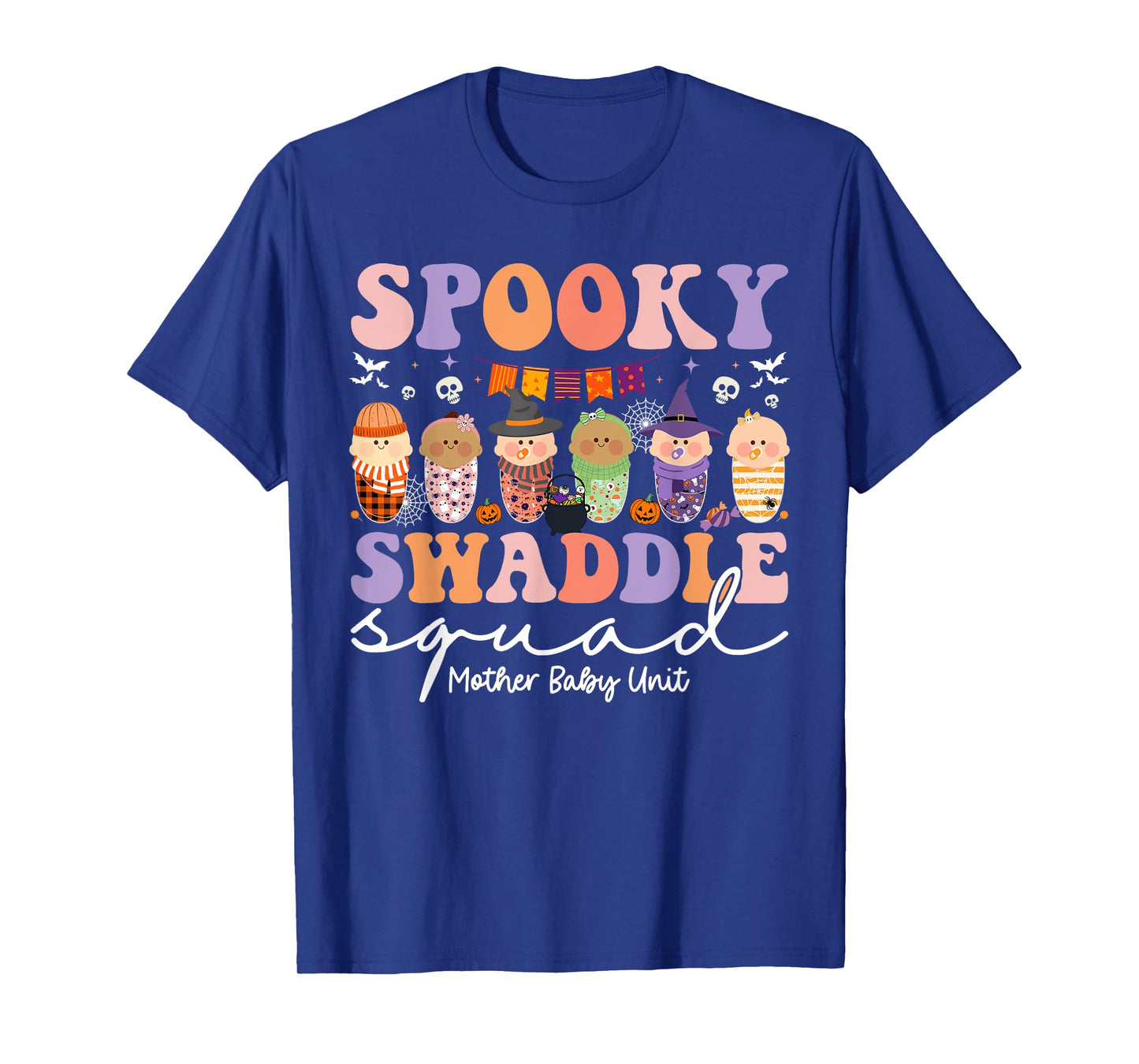 Spooky Swaddle Squad Mother Baby Unit Halloween T-Shirt