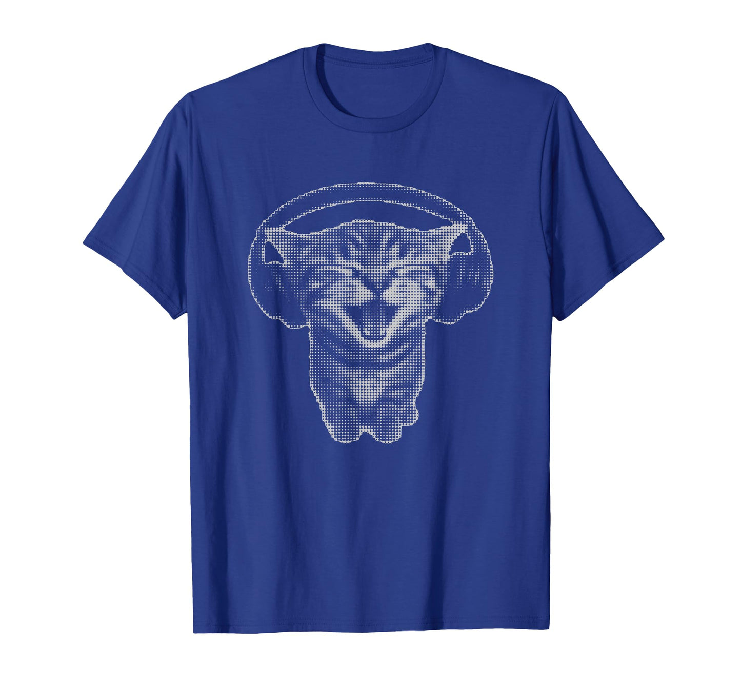Cute Headphones Cat Funny y2k Grunge Silly Graphic T-Shirt