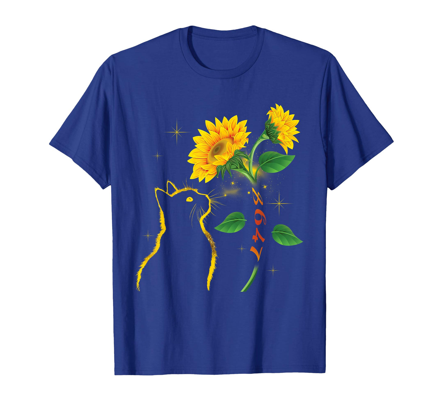 8647 Subtle Anti Trump 86 47 Sunflower Cat Lovers Feminist T-Shirt for Men Women
