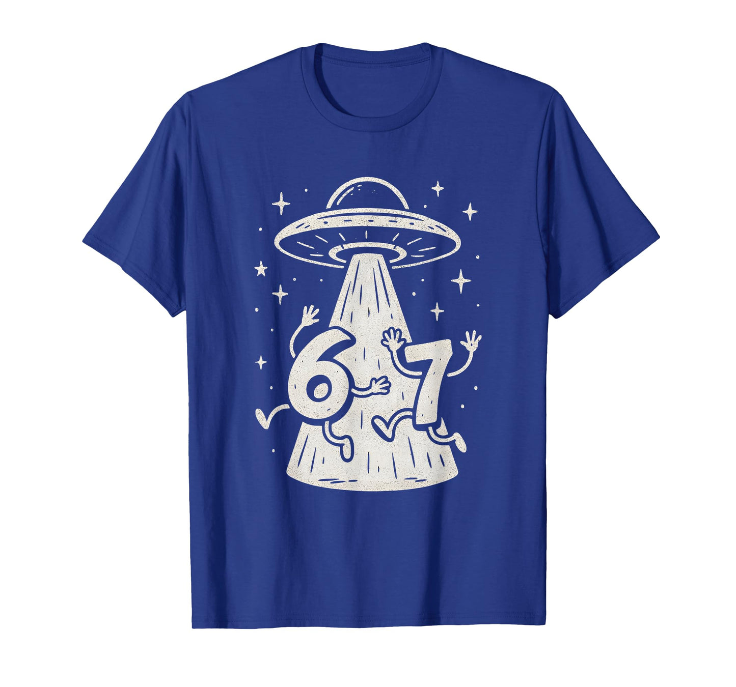 67 Internet Meme UFO Six Seven Viral Trend Gen Alpha Slang T-Shirt